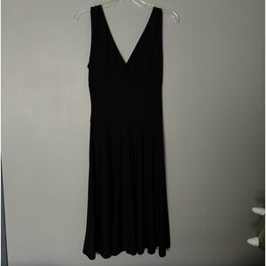Papillon Vancouver Los Angeles black fit and flare dress, Medium, New with tags